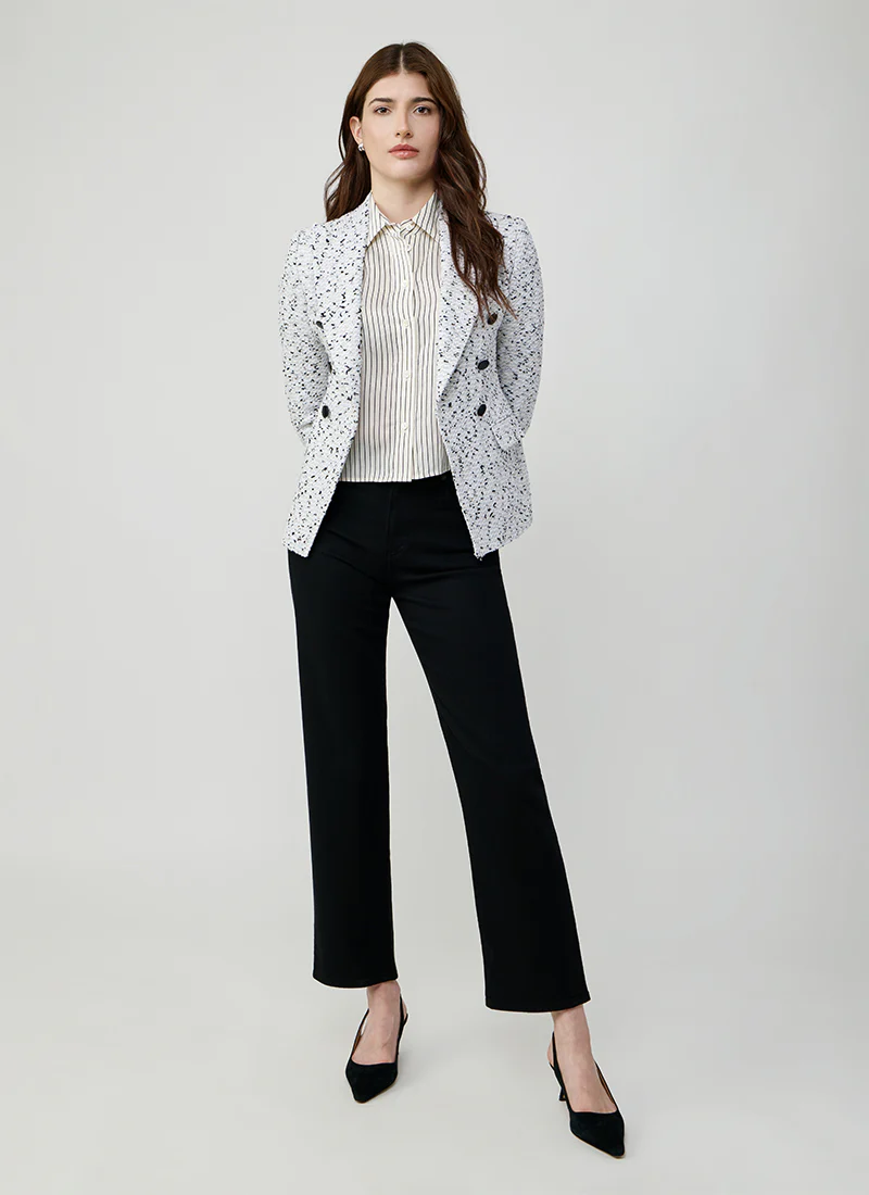 Alicya Double Breasted Boucle Blazer - Image 4