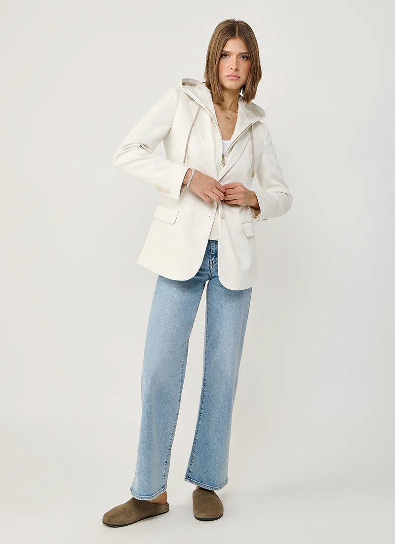 Cotton Hooded Blazer - Image 5