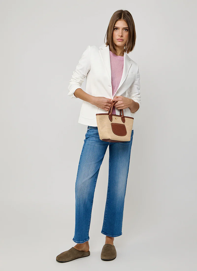 Fleece Light Dyed 2 Button Pocket Slim Fit Blazer - Image 5