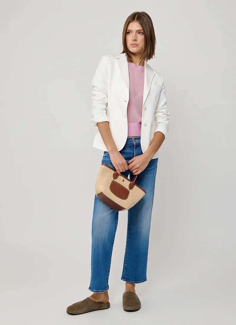 Fleece Light Dyed 2 Button Pocket Slim Fit Blazer - Image 6