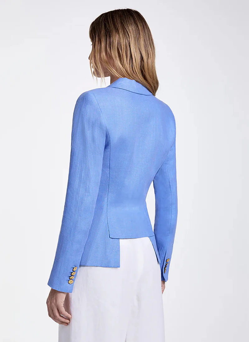 Linen Classic Duchess Blazer - Image 4