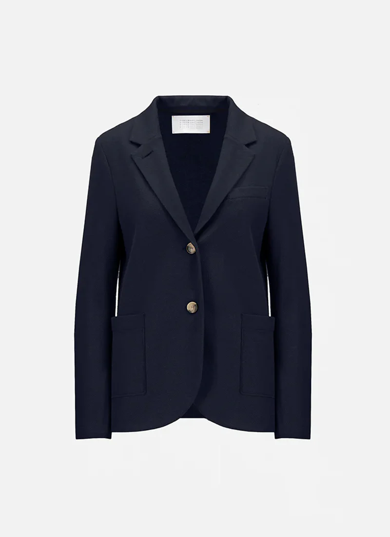 Stand Up Collar Honeycomb Blazer - Image 2