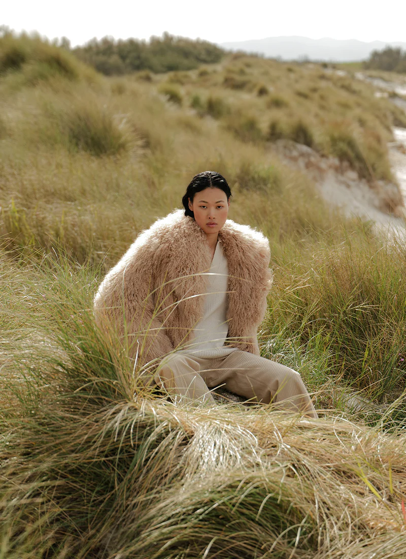 Mongolia Shearling Jacket - Image 2