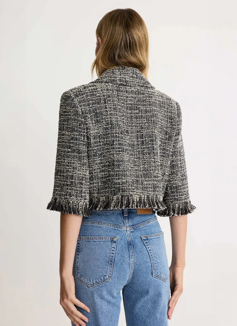 Cropped Sleeve Mini Jacket - Image 2