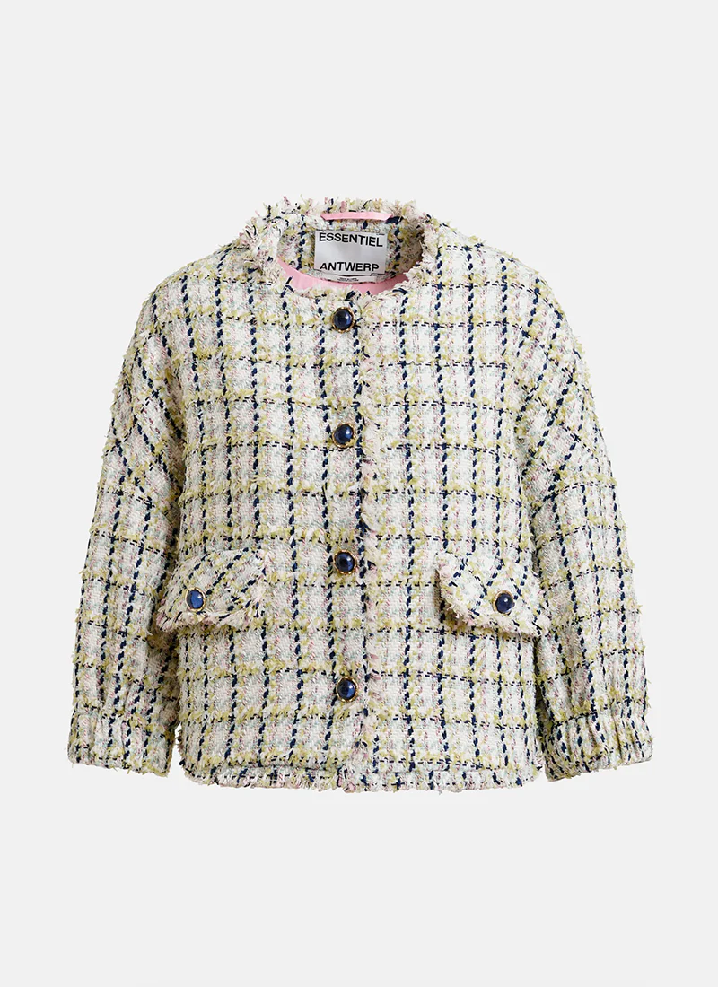 Jayden Boxy Cropped Jacket - Image 6