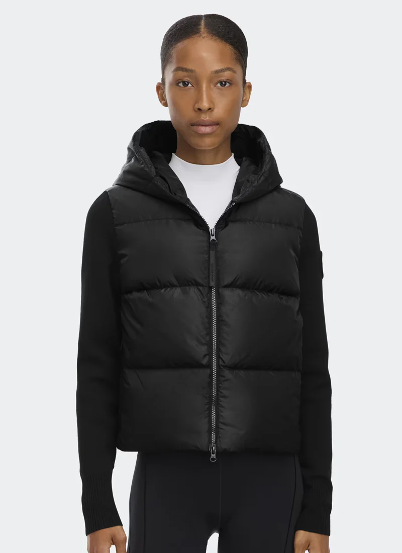Hybridge Wide Quilt Knit Hoody