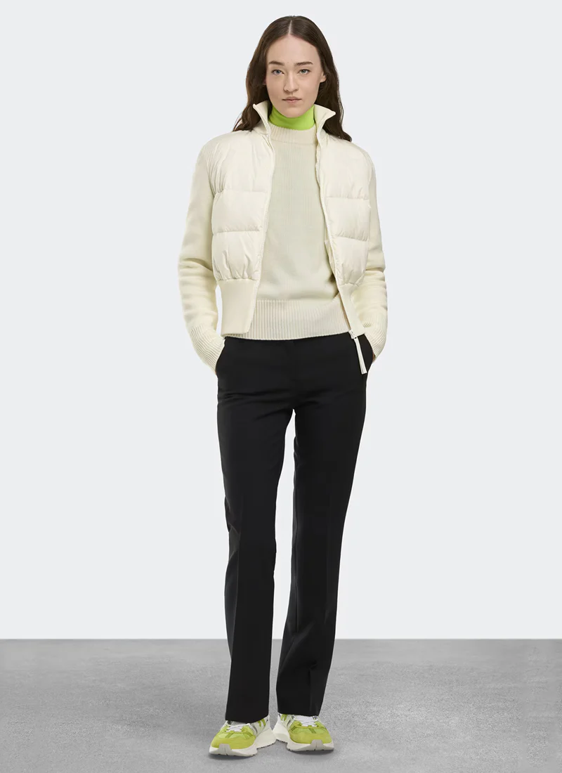 Hybridge Wide Quilt Knit Jacket - Image 4