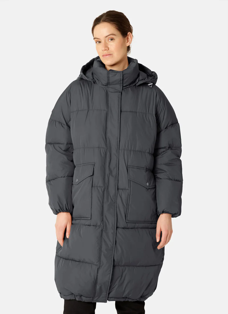 Long Padded Coat - Image 2
