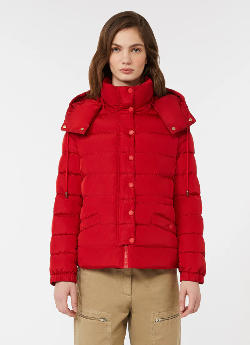 Sax Nylon Taffeta Puffer Jacket