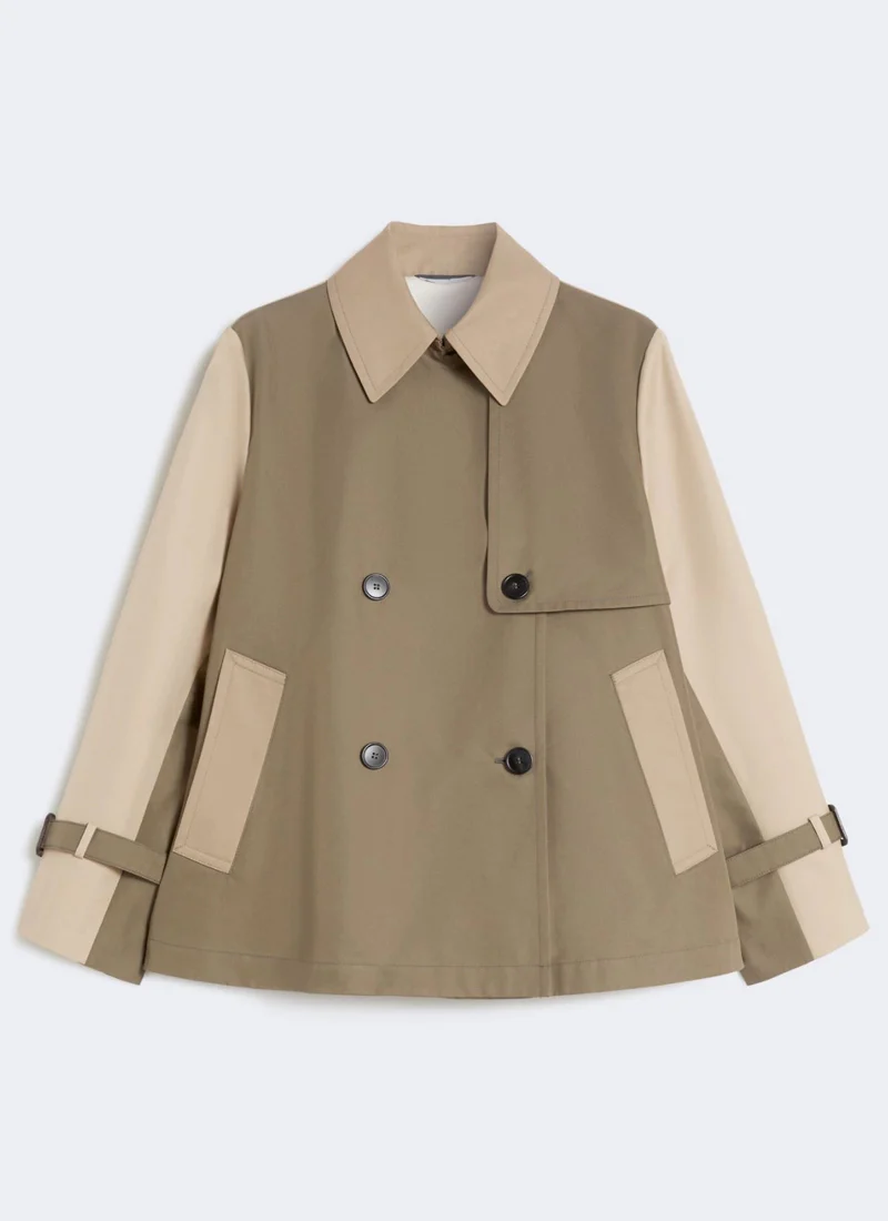 Biglia Gaberdine Short Trench Coat - Image 5