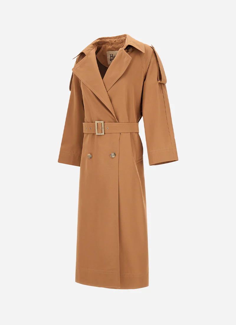 Nylon Gabardine Trench Coat - Image 6