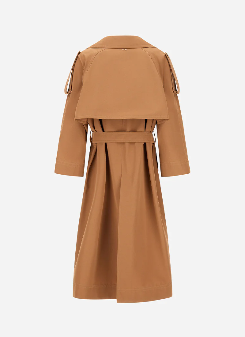 Nylon Gabardine Trench Coat - Image 7