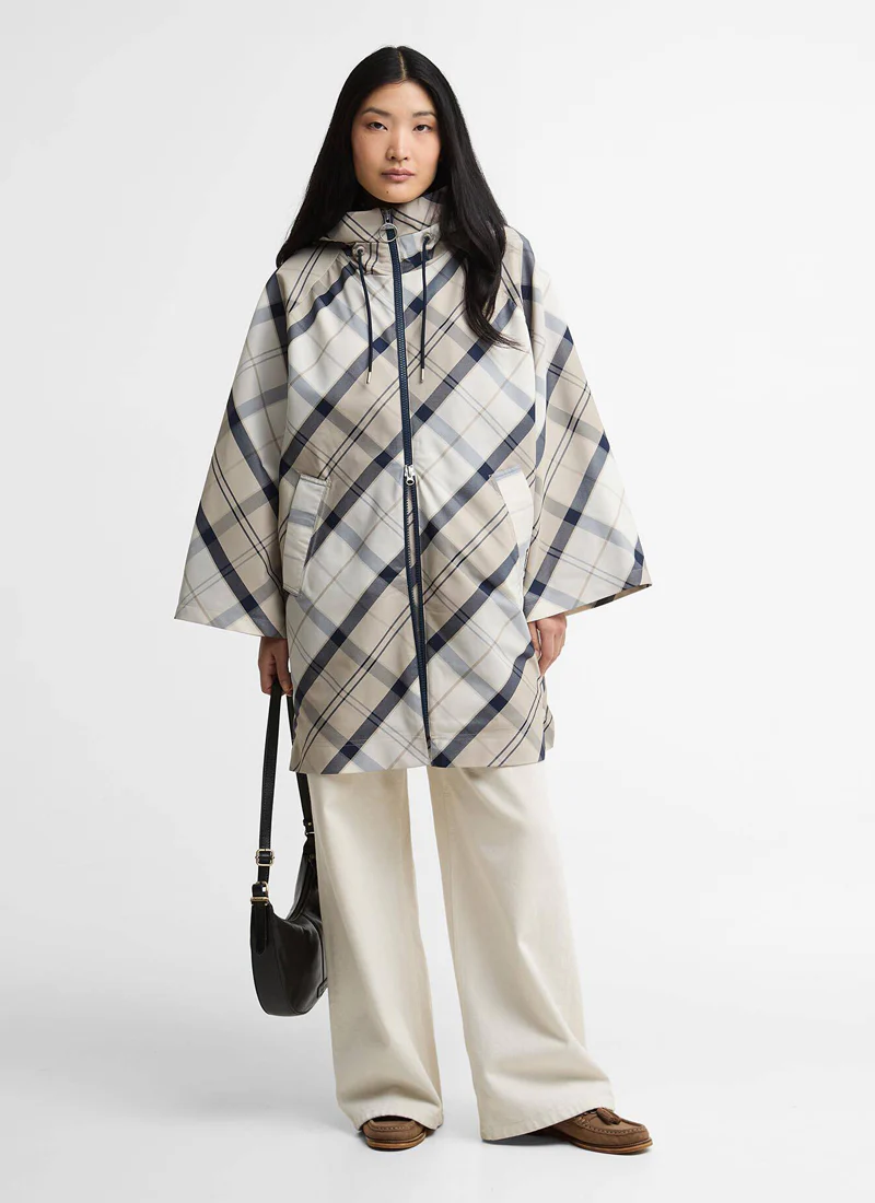 Kinsale Tartan Showerproof Cape - Image 5