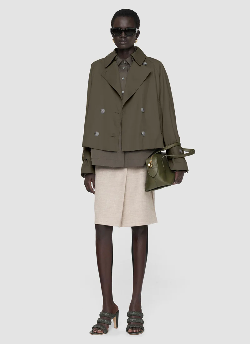 Zago Cotton Trench Coat - Image 5
