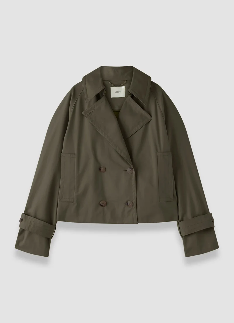 Zago Cotton Trench Coat - Image 6