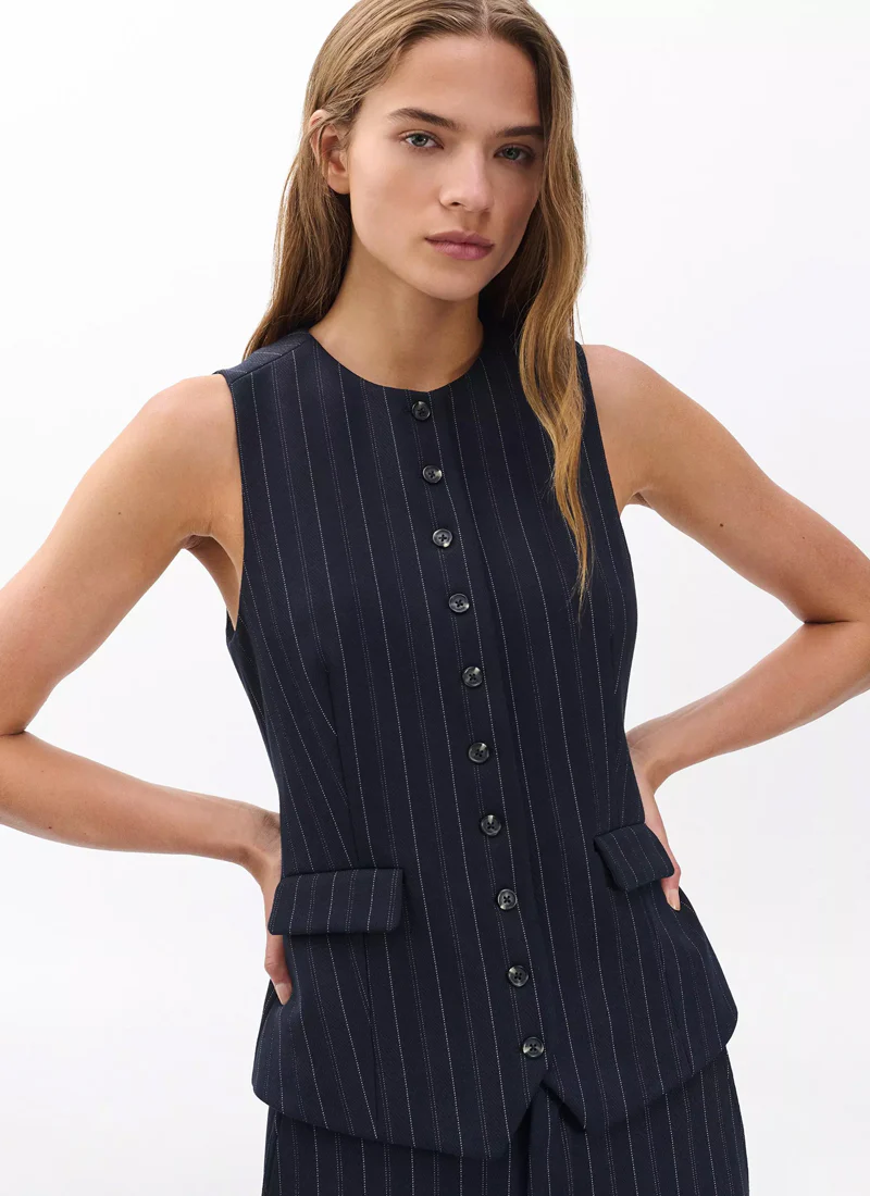 Irina Ponte Long Vest - Image 3