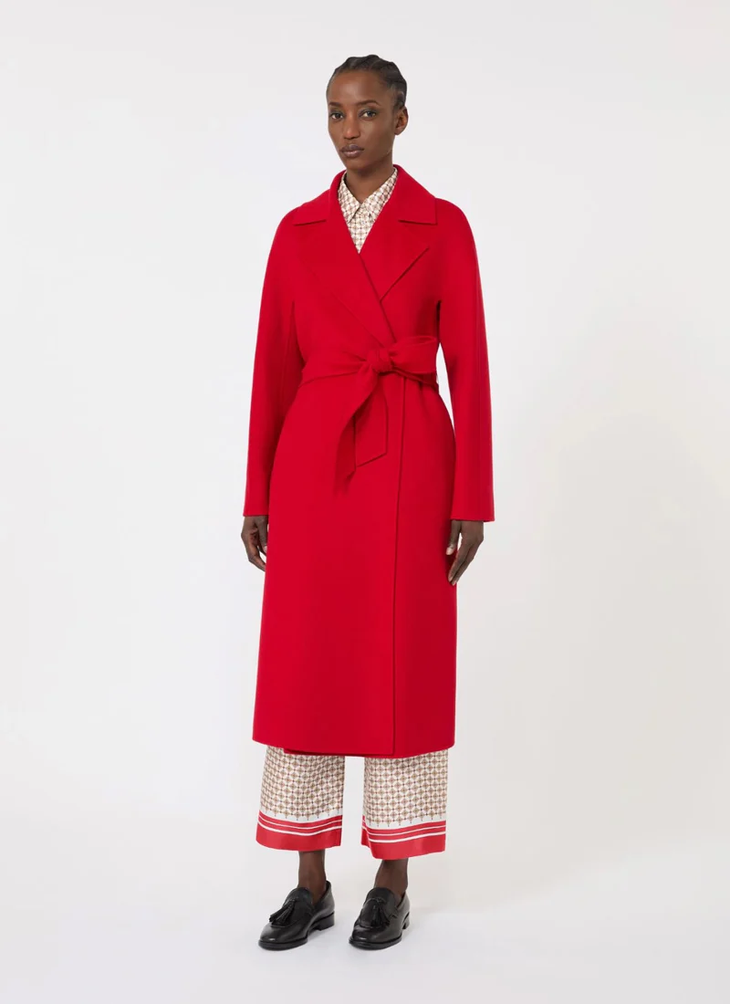 Civada Doppio Wool Wrap Coat