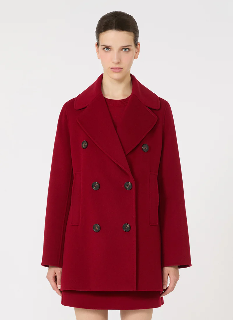 Caban Pea Wool Coat
