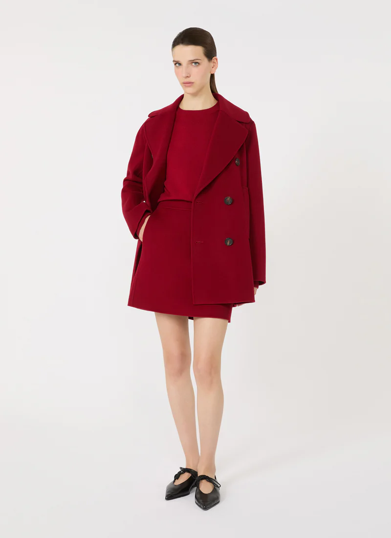 Caban Pea Wool Coat - Image 3