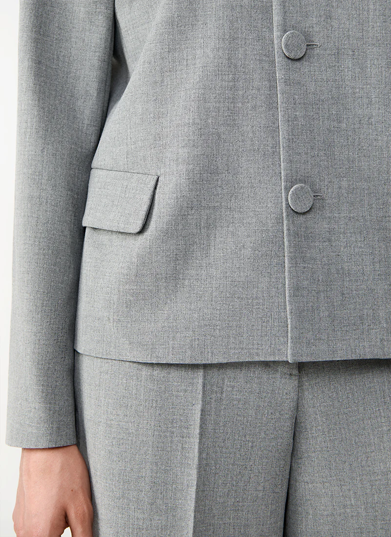 Tecno Jacket With Knit Collar - Image 5
