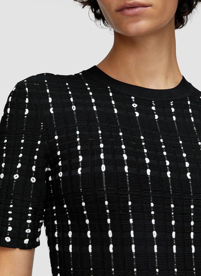 Fragmented Stripes Dress - Image 3