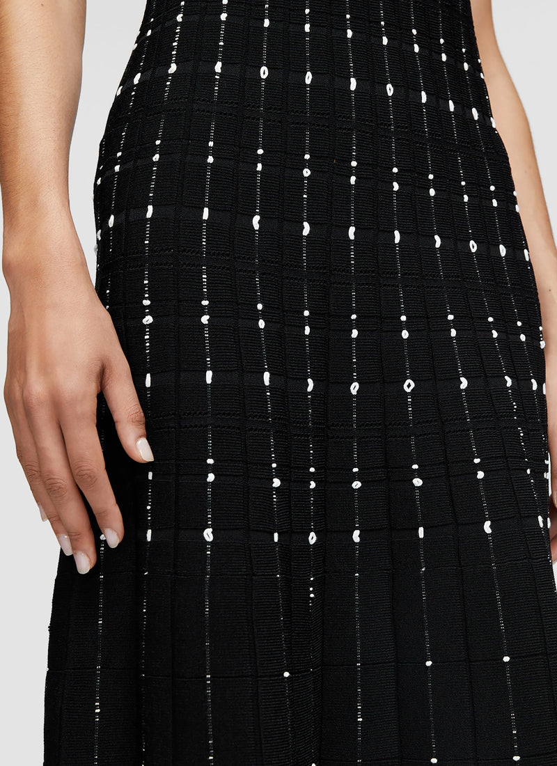 Fragmented Stripes Dress - Image 4