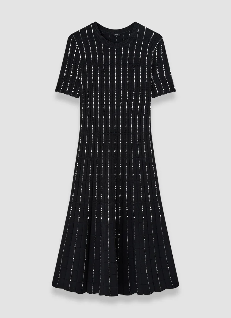 Fragmented Stripes Dress - Image 5