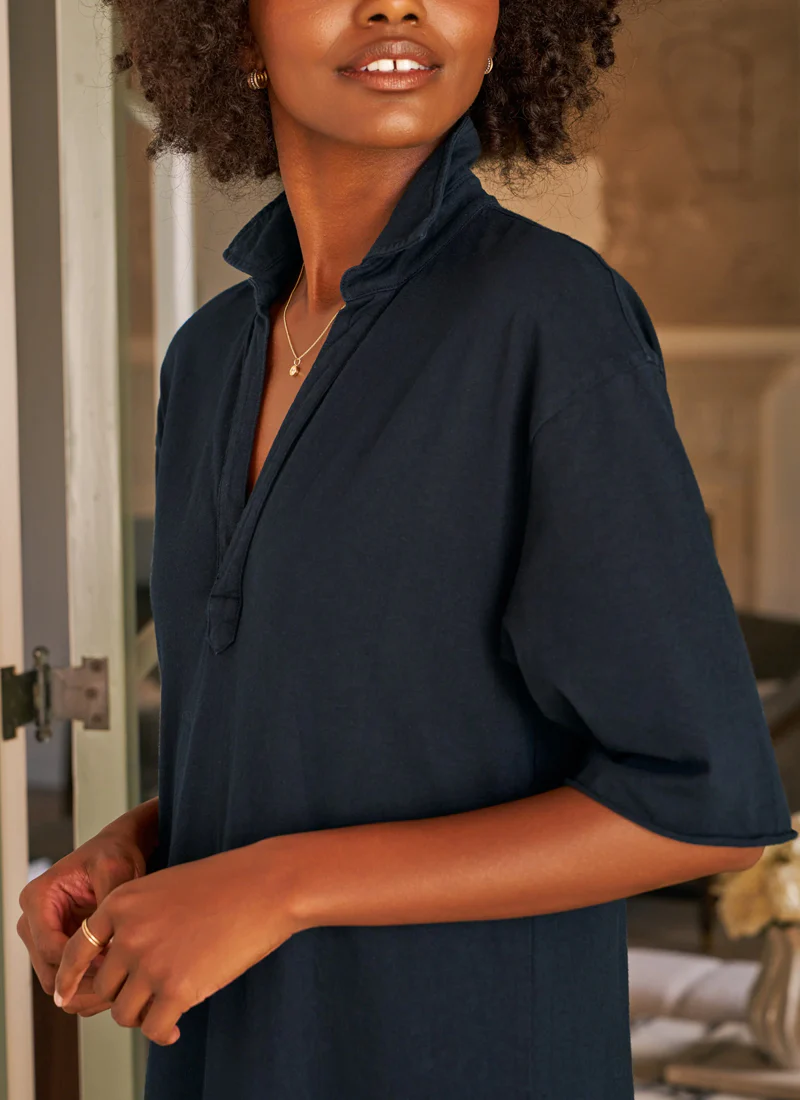 Emma Popover Henley Maxi Dress - Image 3