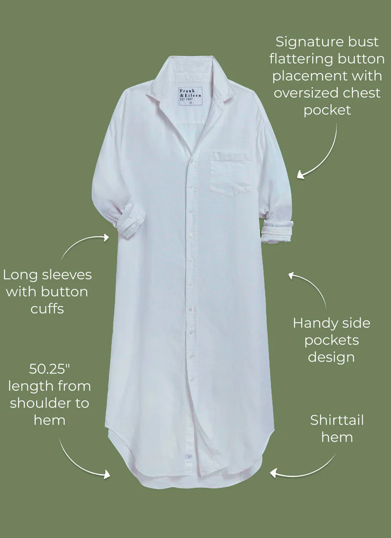 Megan One-size Button-up Dress - Image 8