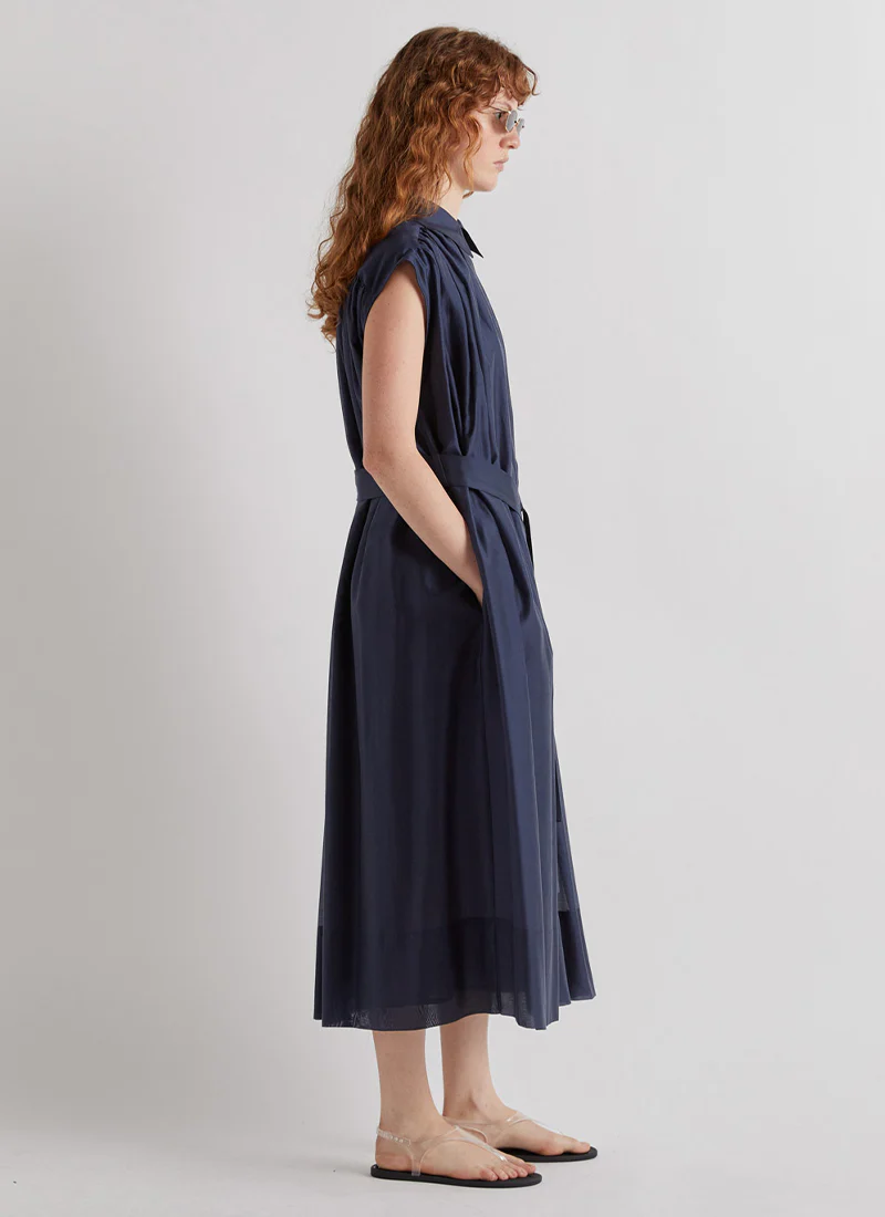 Sleeveless Belted Midi Dress - Image 2