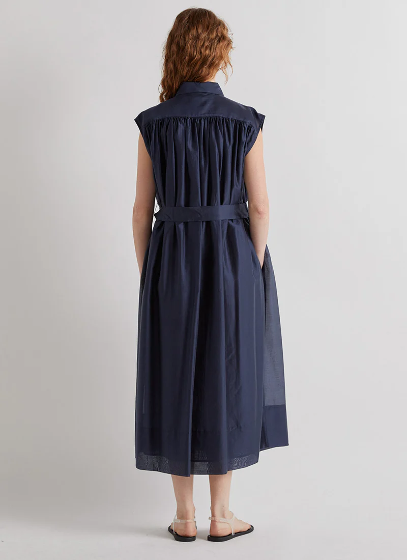Sleeveless Belted Midi Dress - Image 3