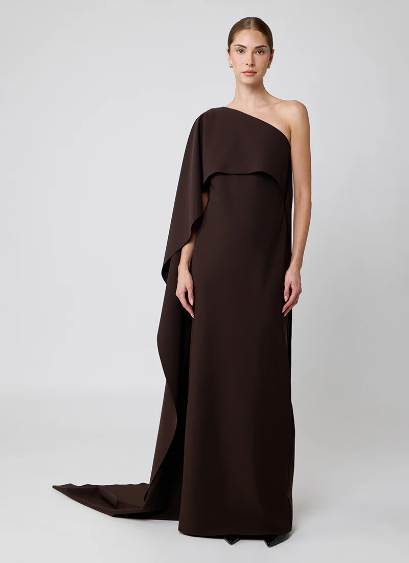 Fabrizio Half Cape Gown