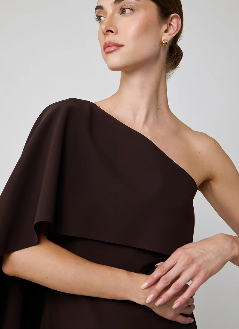 Fabrizio Half Cape Gown - Image 3