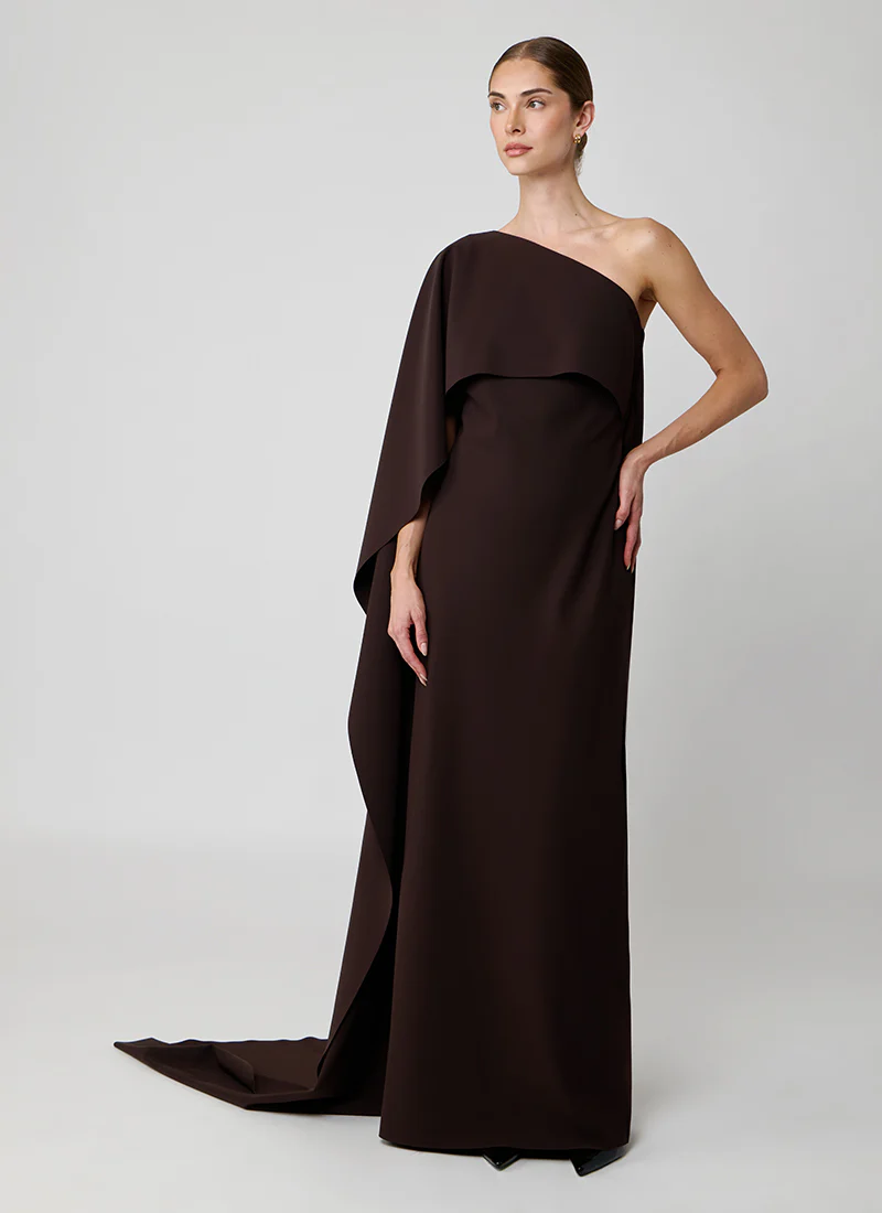 Fabrizio Half Cape Gown - Image 4