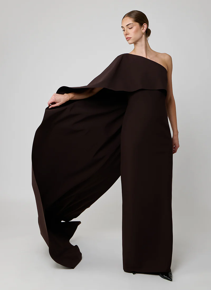 Fabrizio Half Cape Gown - Image 6