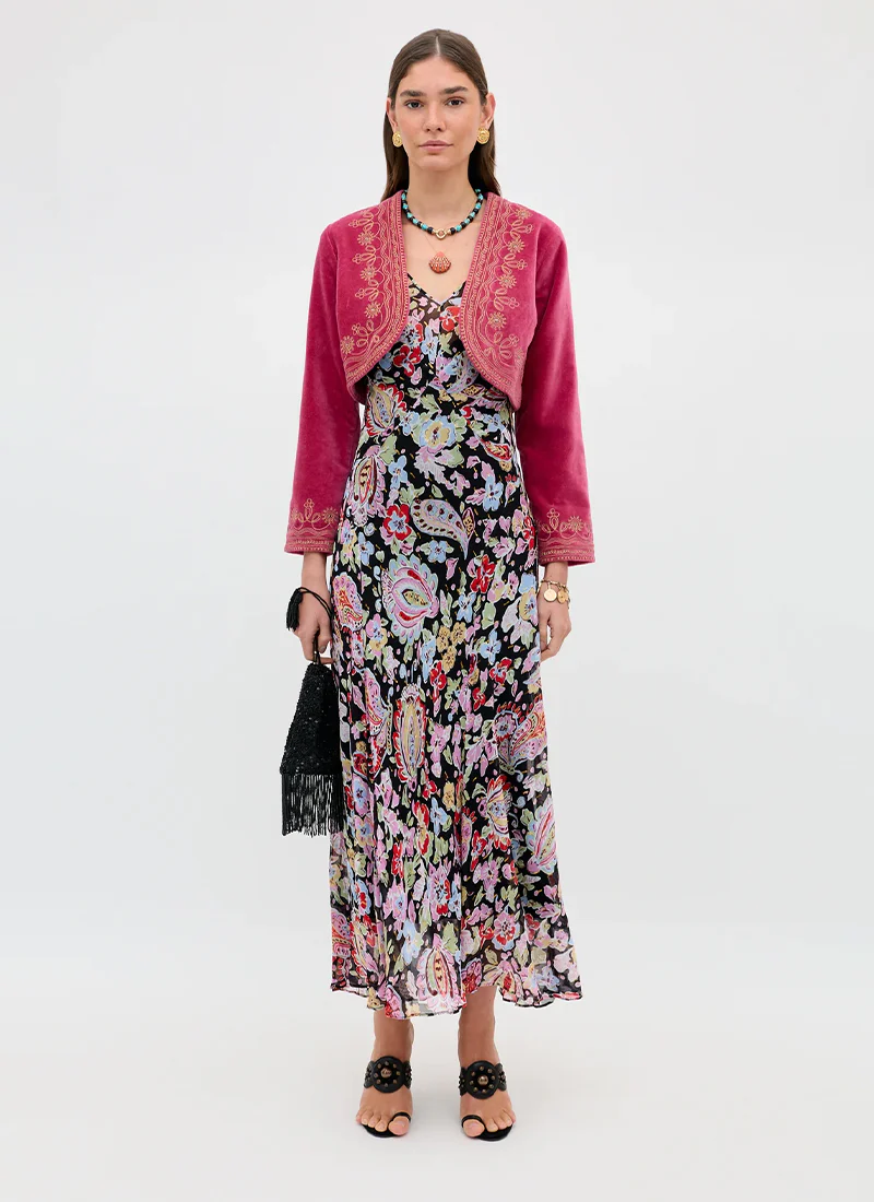Bexley Lurex Midi Dress - Image 3