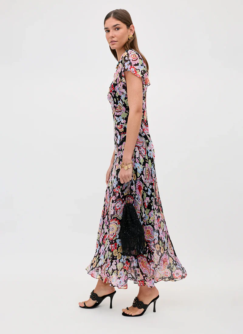Bexley Lurex Midi Dress - Image 4
