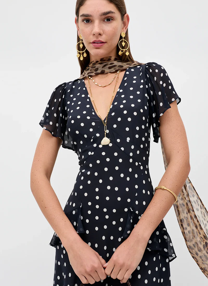 Evie Silk Maxi Dress - Image 2