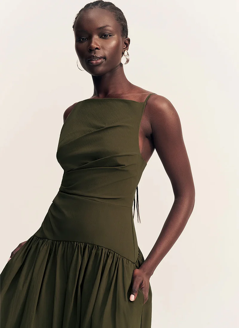 Campbell Square Neck Maxi Dress - Image 4
