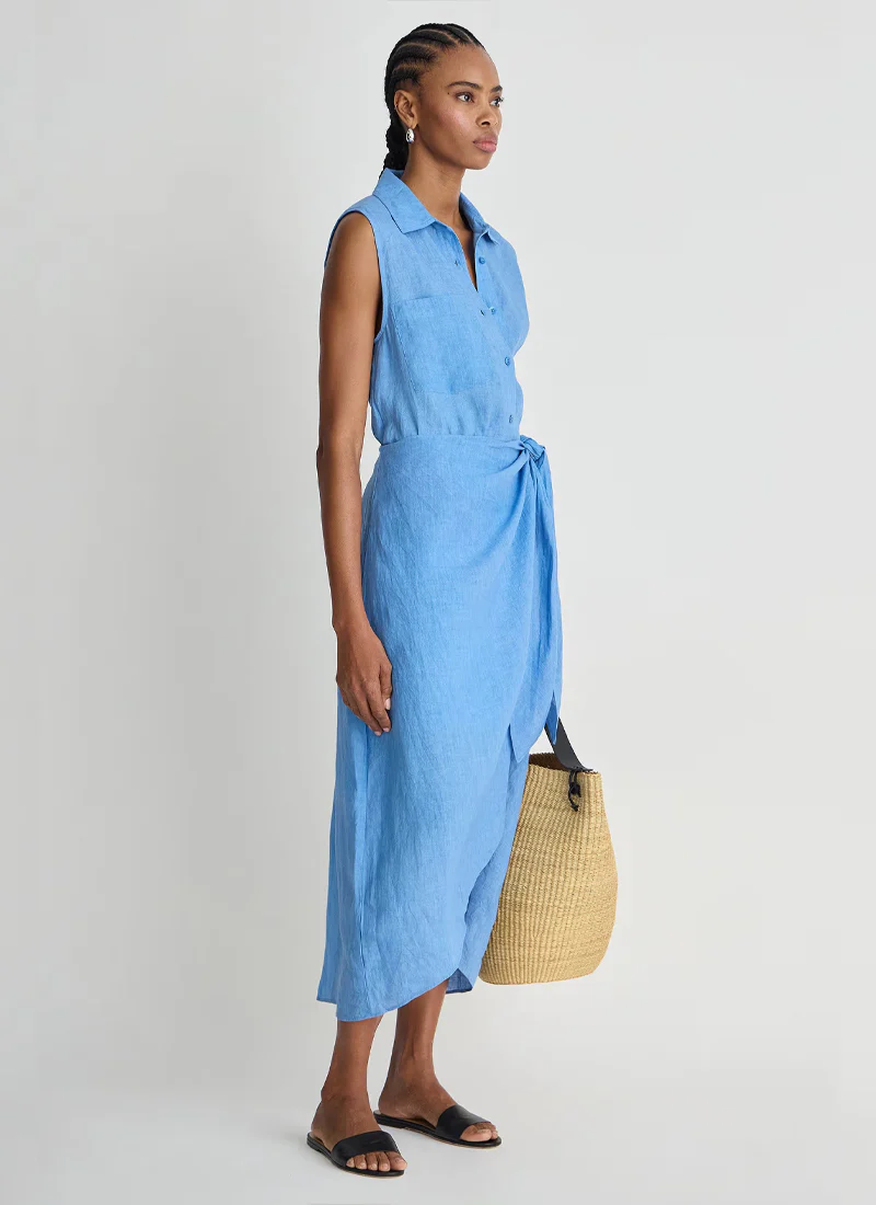 Tamar Sleeveless Wrap Maxi Dress - Image 2