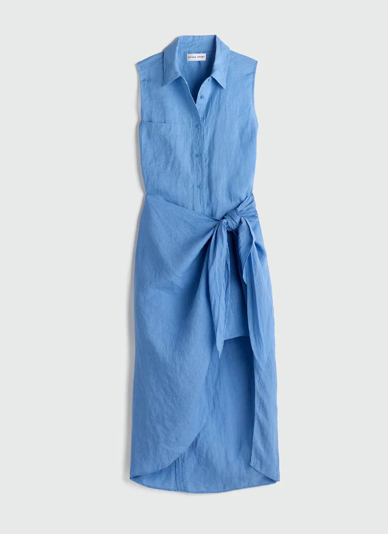 Tamar Sleeveless Wrap Maxi Dress - Image 4
