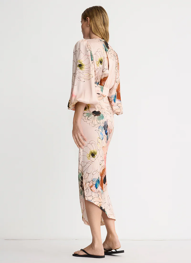 Asymmetrical Midi Dress - Image 2