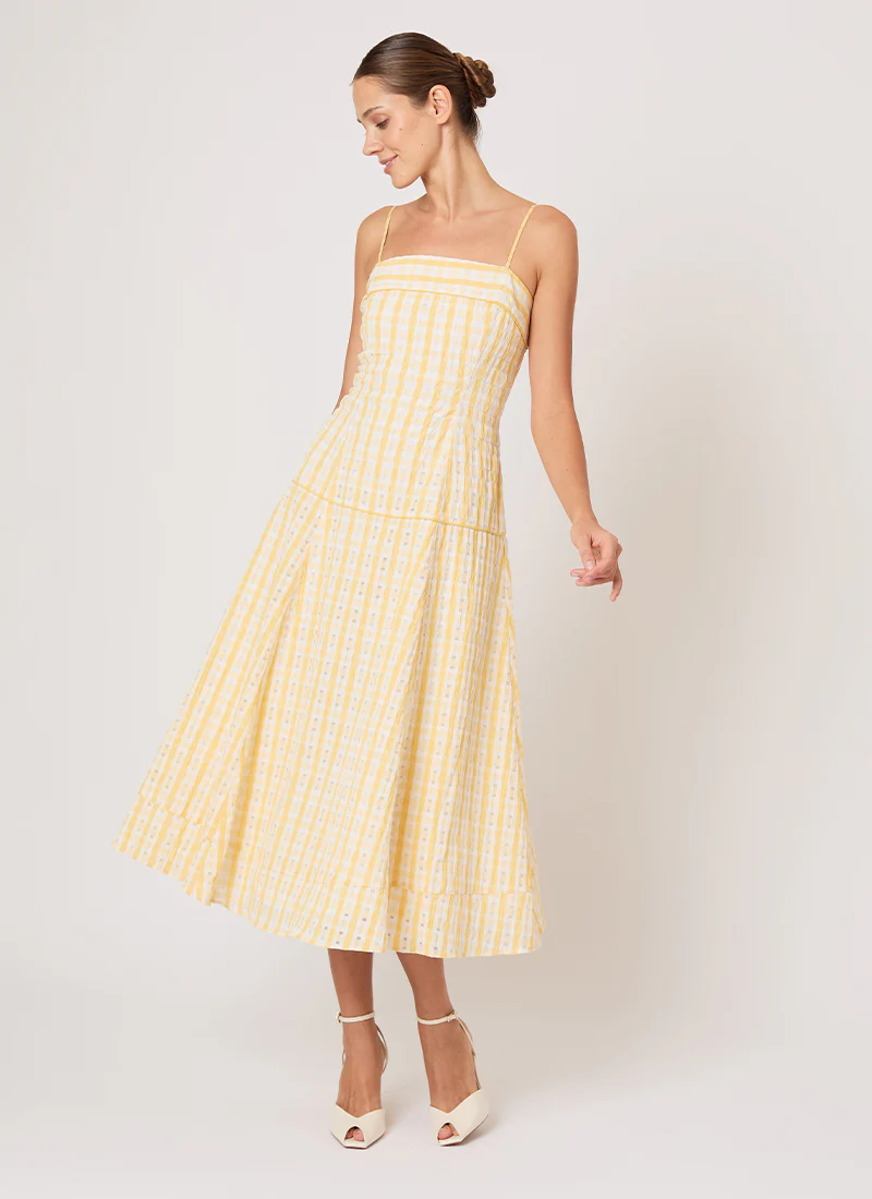 Drop Me A Note Midi Dress