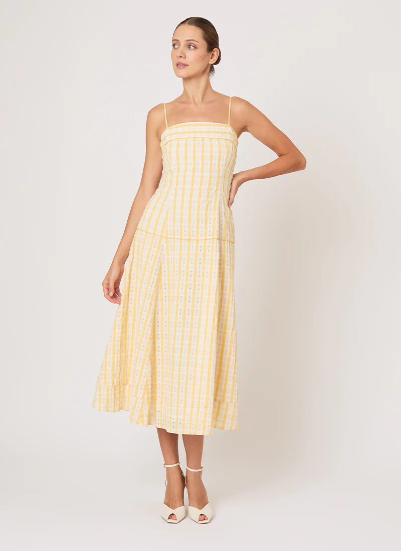 Drop Me A Note Midi Dress - Image 5