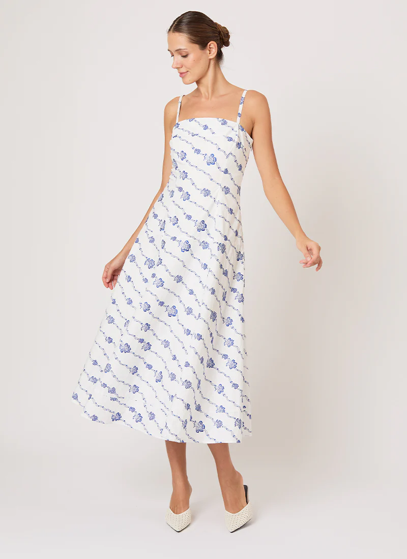 Drop Me A Note Midi Dress - Image 2