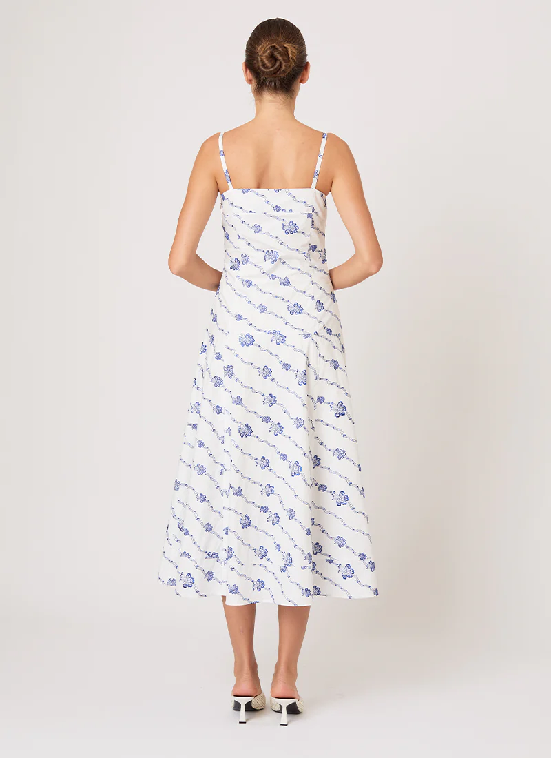 Drop Me A Note Midi Dress - Image 3