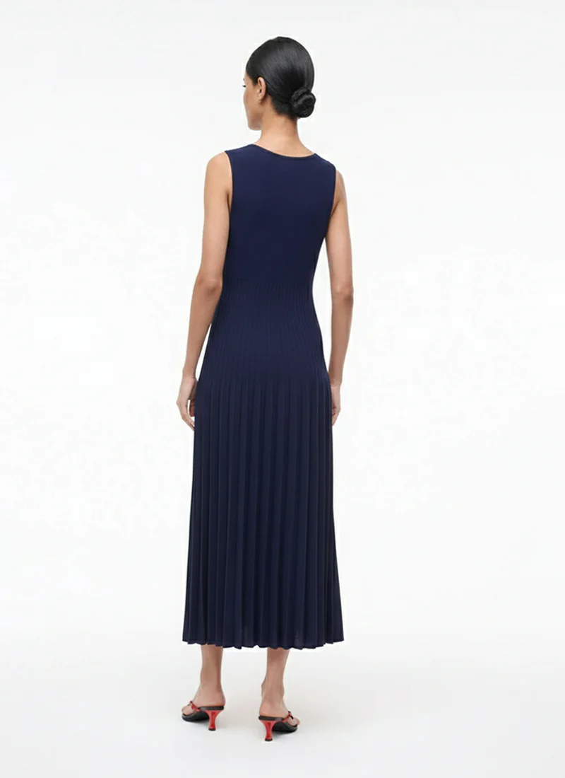 Elyse Compact Knit Sleeveless Dress - Image 2