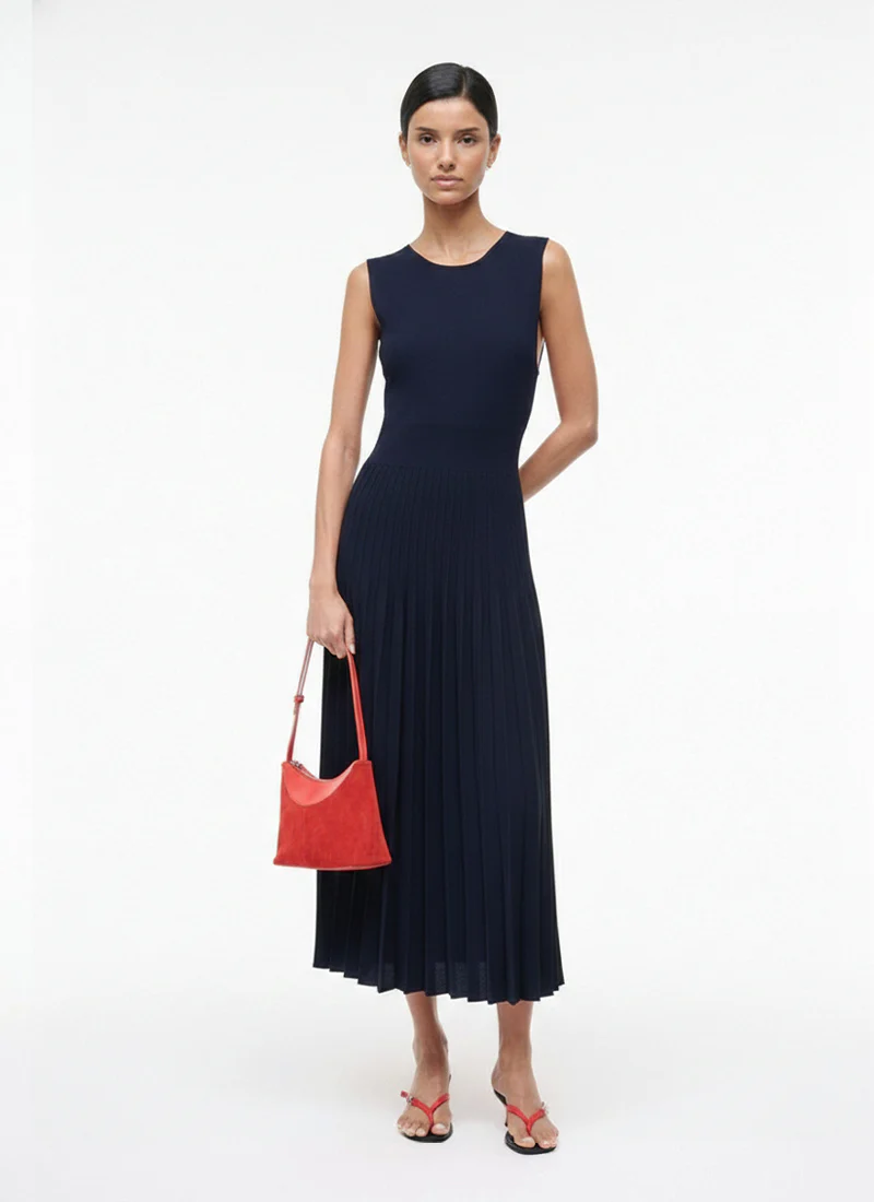 Elyse Compact Knit Sleeveless Dress - Image 4