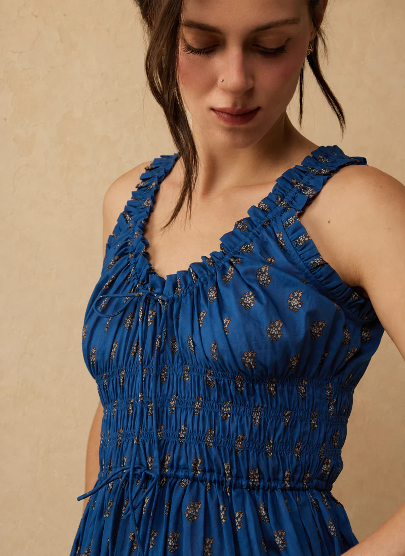 Emmaretta Cotton Midi Dress - Image 3