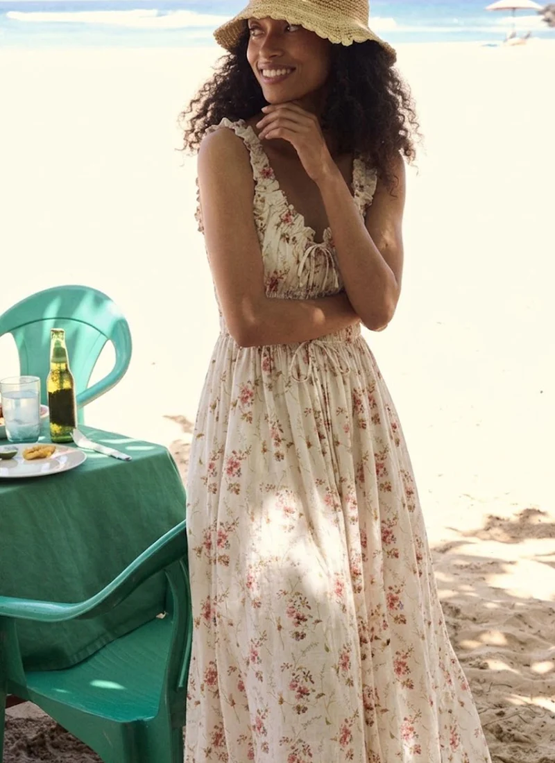 Emmaretta Cotton Midi Dress - Image 2